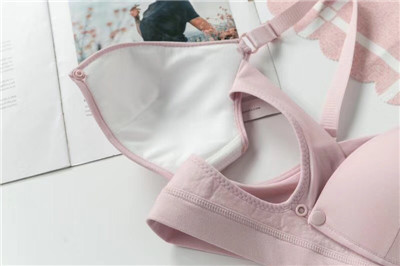 Comfortable middle open cup adult nursing bra (4)