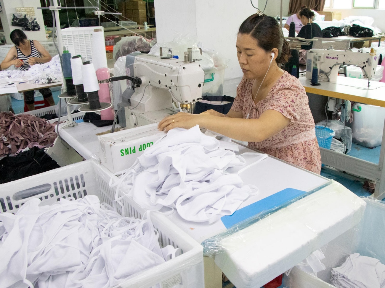 Bra Cup and Strap Sewing Process