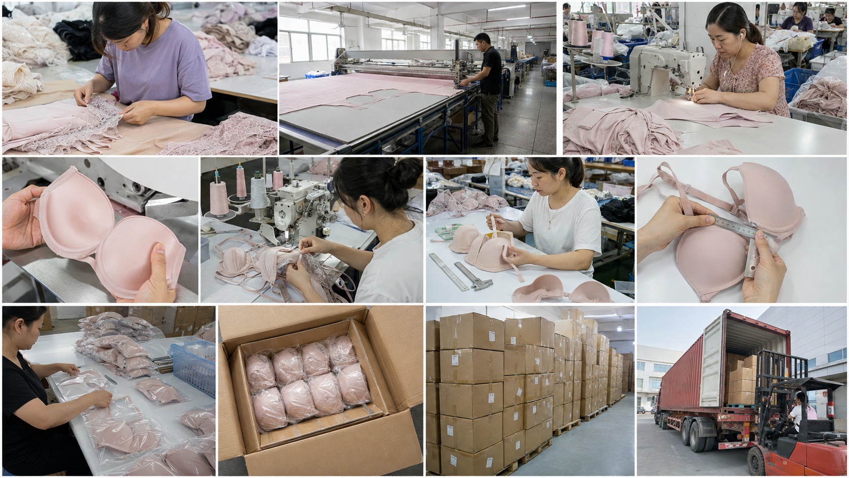 Bras production